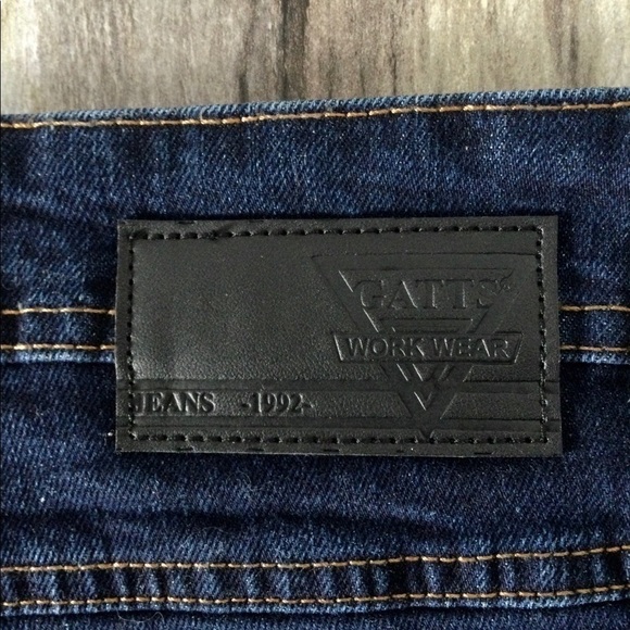 GATTS Workwear Stretch 36/34 Jeans SMR-300 Blue Denim - Picture 9 of 16